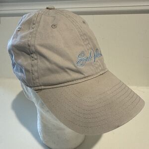 Sea Island Hat Cap Strap Back Embroidered Golf Classic Mens Cloister SSI GEORGIA